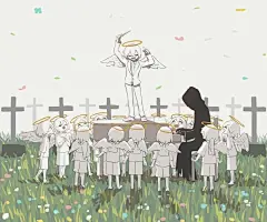 #漫画# 日推大神画的：天使与死神 
twi:avogado6 ​​​​