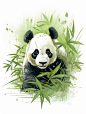 eugenaricciuti_giant_panda_cartoon_bamboo_etching_thick_outline_38381003-0045-4ea5-9ad5-9192ae3a0039.png (928×1232)