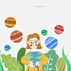 卡通美女人物插画图片大小2000x2000px 图片尺寸955.23 KB 来自PNG搜索网 pngss.com 免费免扣png素材下载！春季景色#春季踏青#春季植物#卡通美女#绿色叶子#绿色植物#绿叶装饰#美女人物#女孩#小学生#叶子#装饰图案#