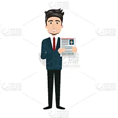 男商人,简历,商务,人,高雅,男人,概念,图像,采访