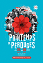 Spring Festival of Pérouges - Brand identity : [FR] Depuis 16 ans, le festival du Printemps de Pérouges utilise le coquelicot dans sa communication. À l’origine, c’était un partenariat conclu avec le parfum « Flower by Kenzo ». Fleur du printemps par exce