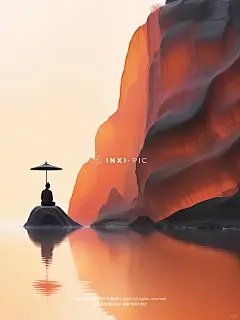 ZEN 禅修之境_疗愈系列视觉插画 - 小红书