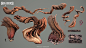 Alien vines & flora - Raiders of the broken planet, Daniel Castillo : These are some assets created to recreate the rare flora on the Broken planet. There are some giant vines along with some weird plants and also rocks, to show the contrast with the 