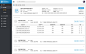 结算系统后台界面UI设计