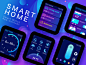 Smart Home App - Smart Watch App Concept