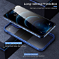 Amazon.com: CASEKOO Defender Designed for iPhone 12 Pro Max Case, [Military Grade Drop Protection], Clear Shockproof Protective Phone Case Slim Thin Cover 5G 6.7 inch 2020-Pacific Blue
