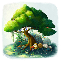 Yvette_7采集到插画植物