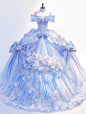 蓝色系‖婚纱礼服裙 - 小红书
