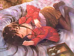 #オリジナル あじさいのうた - ごとP的插画 - pixiv : C90新刊「U・RE・I GIRL」よりオリジナルキャラのフルカラーイラスト集です。こんな感じのぼんやりさん系女の子本となりました。よろしくです。夏コミお疲れ様でした。各書店さんでお取り扱い中です。と