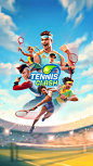 [모바일] Tennis Clash : https://www.facebook.com/TennisClash