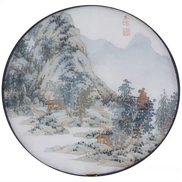 王偲没骨山水画今晚结拍67676767