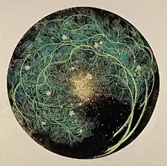 镜中月，水中花,镜中梦，水中人|日本画家 菅かおる ​​​​
