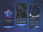 Scooter Rental App minimal navigator mobile design map app ux ui scoot
