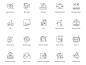 Icons : A set of Smart Technology Line Icons in vector format. These icons are created in outline style to give you full ability to customize in any way you want. You will find icons such as smart home, internet of things, zero emission, wind energy, eco 
