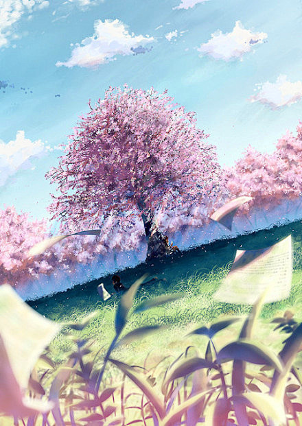 唯美、意境插画。 | 唯美意境网