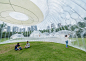 'air-mountain' by aether architects is an inflatable pavilion designed for shenzhen designboom