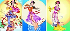 嫦娥  - 源文件下载【酷图网】中秋节人物,中秋节嫦娥,嫦娥,广告,海报