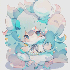 雪初音 q版2°k_丶anling采集到q版/头像采集雪初音 q版2°k_丶anling