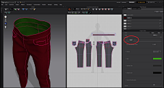 Na只折耳喵采集到C4D-服装板片参考