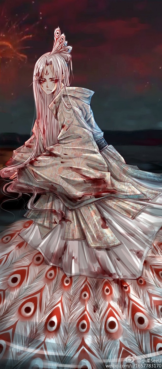 暮柔作品 异色瞳 动漫 萌妹子 萌 小清.