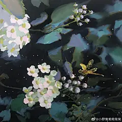 治愈插画 丨心动瞬间 : ☀每天08：30记得打开手机查收我的礼物，开启美妙的一天。（本文所有图片来源@小野菊菊菊菊菊，侵权删。）