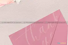 婚礼邀请函邀请卡感谢卡贺卡设计展示效果图PS贴图样机模板插图1