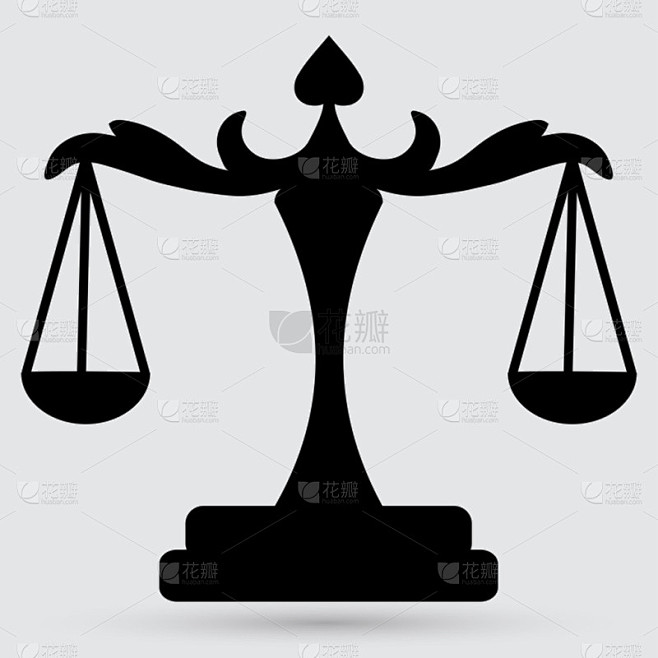 公平的天秤，法律图标