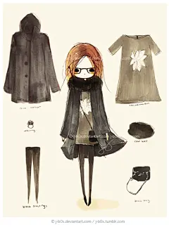插画动漫 时尚女装 iPhone壁纸 服饰搭配╯……_来自_sadow的图片分享-堆糖网