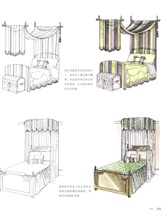 少女熊采集到手绘窗帘图