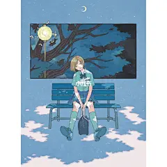 日本插画师 純頃 不得不说这种日系风的插画让人眼前一亮 现实生活乏味且无奈 : 日本插画师 純頃 不得不说这种日系风的插画让人眼前一亮 现实生活乏味且无奈 要学会寻找乐趣和幻想呀