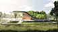 a green organic roof tops estudio felipe escudero's 'house folds' in ecuador designboom