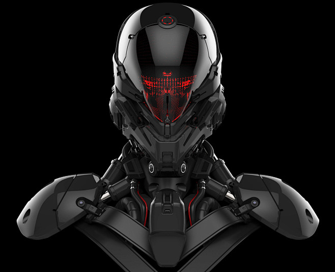 Robot head model, Aa...