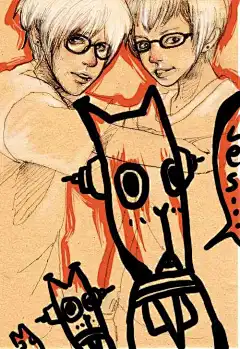 蟹罐头  的插画 真的睡了``