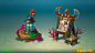 Decorations for aquariums.Fishdom PLAYRIX.