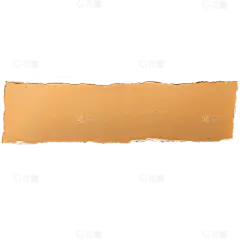 特效系列写实不规则撕纸标题框元素
