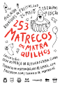 253 Matrecos ou Matraquilhos : 253 Matrecos ou Matraquilhos is a very cool foosball tournament that happens once a year in Oporto. I was part of the group working on a branding strategy for this event and we've created the poster, flyers, t-shirts, promot