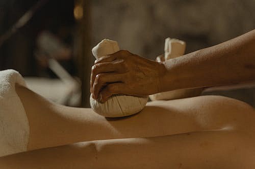 免費 享受, 光禿禿的, 全身按摩 的 ...