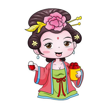 杨贵妃卡通-花瓣网