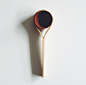 Sküp is a minimalist design created by New Zealand-based designer Workerman. This design features a bent hard maple handle with a cherry bowl. Sküp is perfect for coffee, salts, or spices. (1)