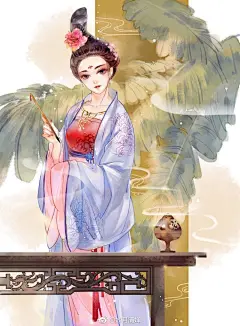 素年锦时，静坐于时光深处。
若有一天，繁华再无凋零，光阴再无落寞。
我与你，青梅煮酒，堵书泼茶。
倚着一窗似水流年的暖，看岁月开出最美的花。
古风情侣插画。分享图片／via 仲青
#古风图鉴##古风图片##古风壁纸# ​​​​