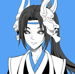 阴阳师手游 同人图 插画 壁纸 | 【一目连x般若】头像福利❤ | 半次元-第一中文COS绘画小说社区