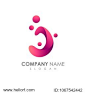 Letter J With Bubble, Initial Letter Logo For Your Company Name, Alphabet Logo Template Ready For Use, Modern Initial Logo