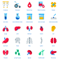 Icons : Are you running a healthcare-related business such as pharmacy, clinic or even insurance? No? What about a writer for health & medicinal blogs? Then you might want to check out this set of 105 medical and healthcare themed icons. Includes icon