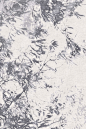 新中式灰色植物叶子图案地毯贴图