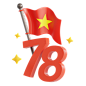 PNG素材：78年