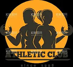 健身  - 源文件下载【酷图网】健身,LOGO,健身房,美女,肌肉男,