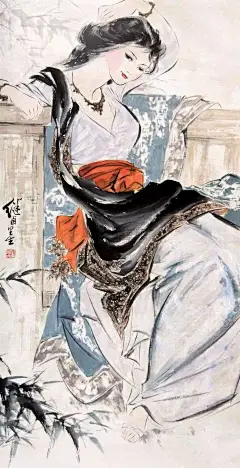 大师刘继卣@青云动漫娱乐收集_花瓣 近代中国画坛的艺术大师---刘继卣中国画人物作品欣赏_1_1066845126.jpg