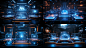 megan53_Three_holographic_projection_devices_respectively_mappi_53f5ba8e-ee7c-4544-89b5-d3de7b0ab75e