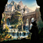 Lord of the rings the Hobbit gandalf wizard fantasy ruins abandoned Waterfalls Tolkien elves