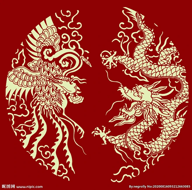 古装龙凤素材图片-花瓣网